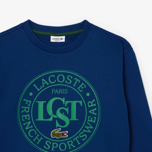Lacoste Sweatshirt col rond imprimé
