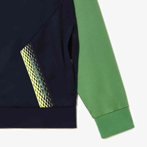Sweatshirt zippé homme Lacoste Tennis indémaillable