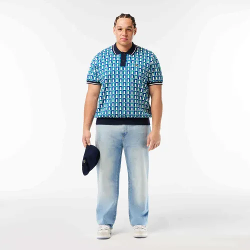 Lacoste Jean 5 poches straight fit indigo