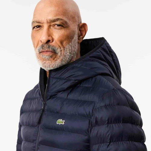 Lacoste Doudoune à capuche rembourré déperlante