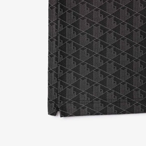 Lacoste Polo classic fit jacquard monogramme