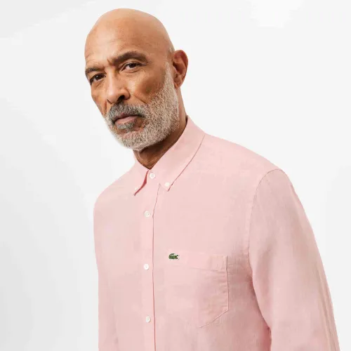 Chemise homme Lacoste en lin
