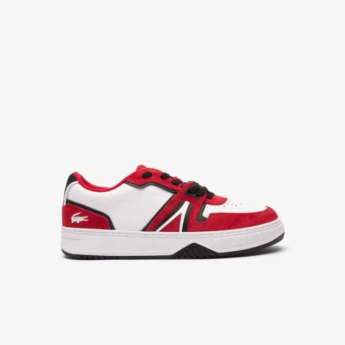Lacoste Sneakers L001 homme en cuir enduit