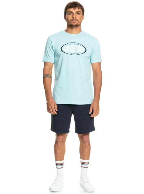 QUIKSILVER | T-Shirt Homme Bleu Ciel INCIRCLES