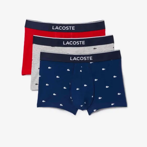 Lacoste Lot de 3 boxers courts signature
