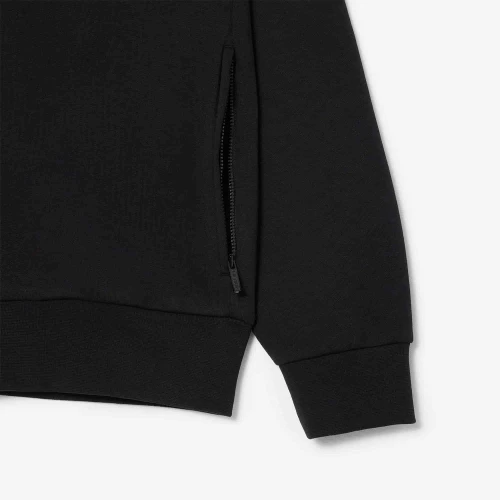 Lacoste Sweatshirt zippé molleton col montant