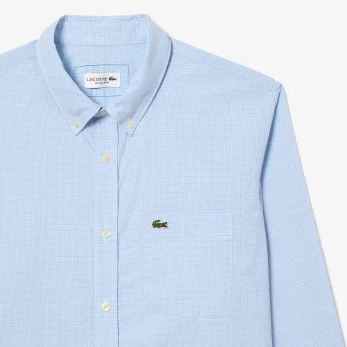 Lacoste Chemise regular fit vichy popeline