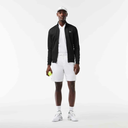 Lacoste Sweatshirt Tennis zippé en tissu indémaillable