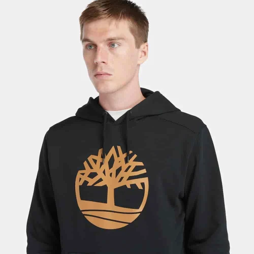 Timberland Sweat à capuche à logo arbre Kennebec River pour homme en noir
