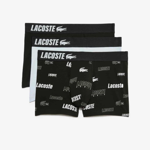 Lacoste Lot de 3 boxers courts coton stretch