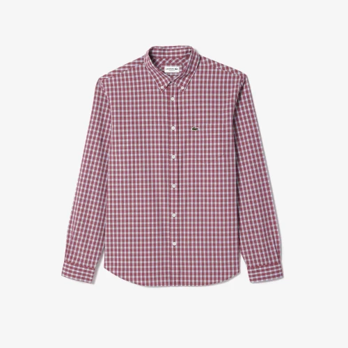 Lacoste Chemise regular fit à carreaux popeline