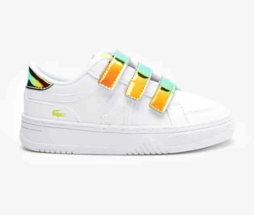 Sneakers L001 junior Lacoste en synthétique color-block