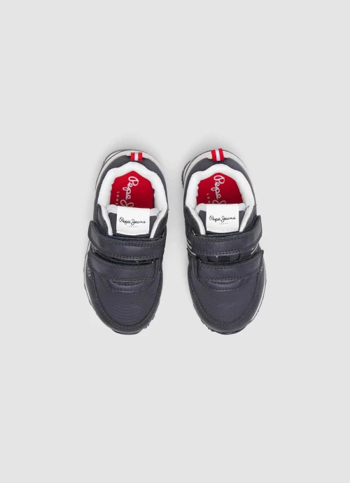 PEPE JEANS | Basket Sport Casual  Scratch Bébé Garçon