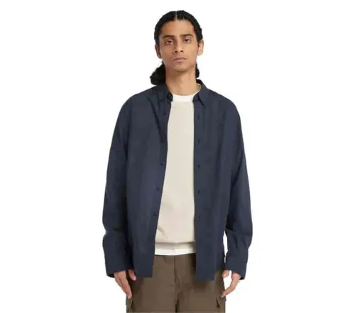 TIMBERLAND | Chemise Unie En Popeline Homme