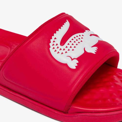 Lacoste Claquettes Croco Dualiste homme en synthétique avec logo