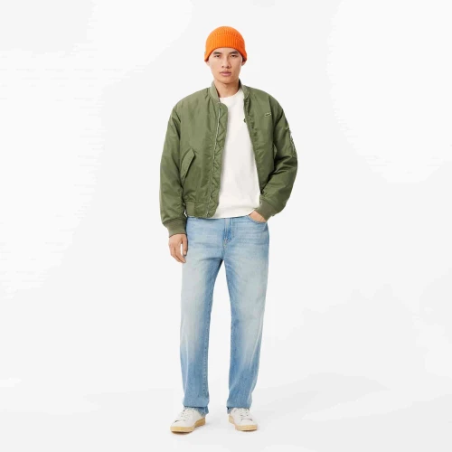 Lacoste Sweatshirt loose fit molleton avec badge