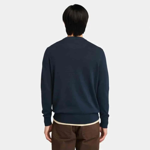 Timberland Pull Williams River pour homme en bleu foncé