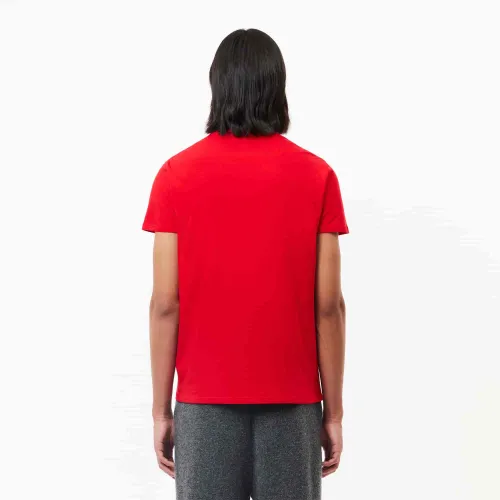Lacoste T-shirt coton Pima léger col V