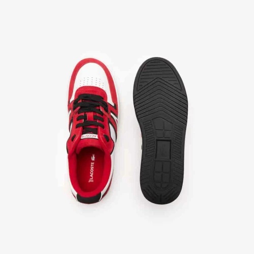 Lacoste Sneakers L001 homme en cuir enduit