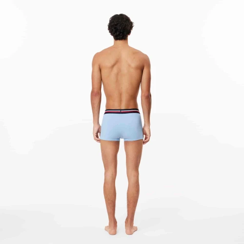 Lacoste Lot de 3 boxers courts ceinture tricolore