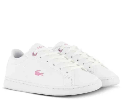 Sneakers Carnaby enfant Lacoste en matière synthétique