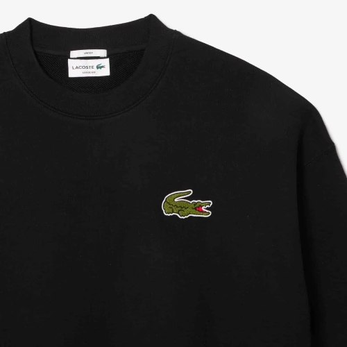 Lacoste Sweatshirt loose fit molleton avec badge