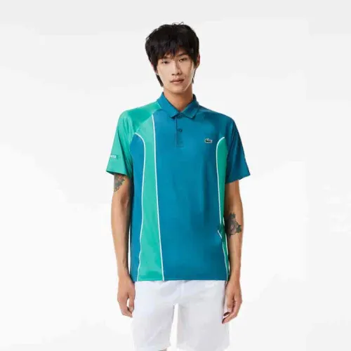 Polo technique homme Lacoste SPORT x Novak Djokovic sans couture