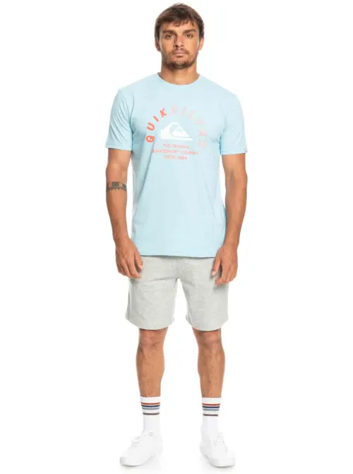 QUIKSILVER | T-Shirt Homme Bleu Ciel MIXED SIGNALS