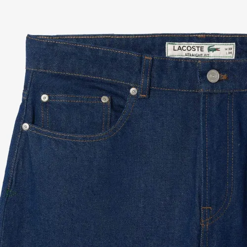 Lacoste Jean 5 poches straight fit indigo