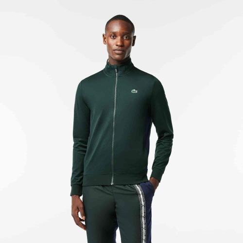 Lacoste Sweatshirt Tennis zippé en tissu indémaillable
