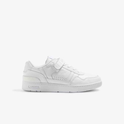 Lacoste Sneakers T-Clip Velcro homme en cuir