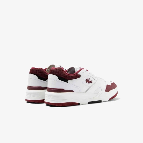 Lacoste Sneakers Lineshot homme en cuir avec col en mesh