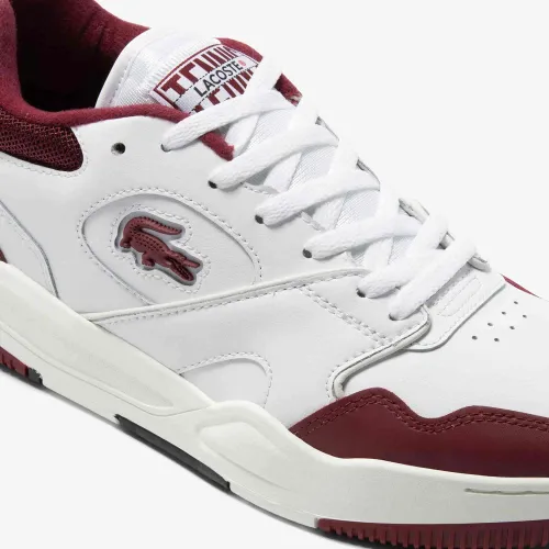 Lacoste Sneakers Lineshot homme en cuir avec col en mesh