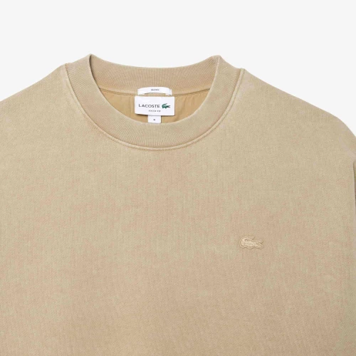 Lacoste Sweatshirt loose fit molleton effet délavé