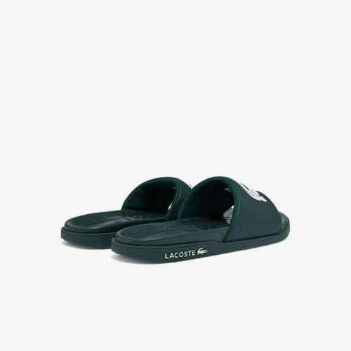 Lacoste Claquettes Croco Dualiste homme en synthétique avec logo