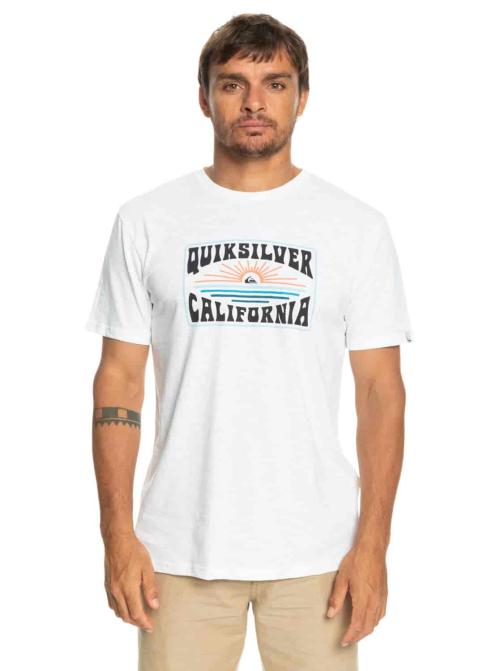 QUIKSILVER | T-Shirt Homme Blanc CALIFORNIA DREAM