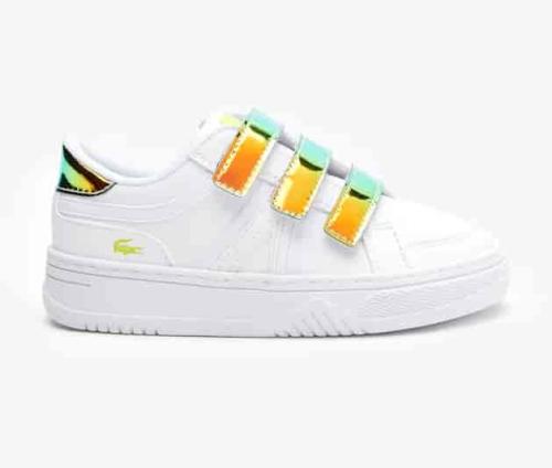 Sneakers L001 junior Lacoste en synthétique color-block