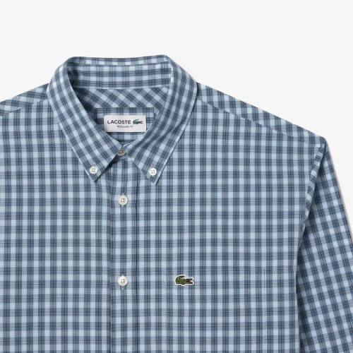 Lacoste Chemise regular fit à carreaux popeline