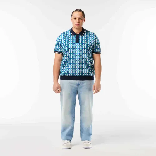Lacoste Jean 5 poches straight fit indigo