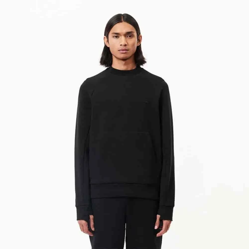 Lacoste Sweatshirt coton avec poche kangourou