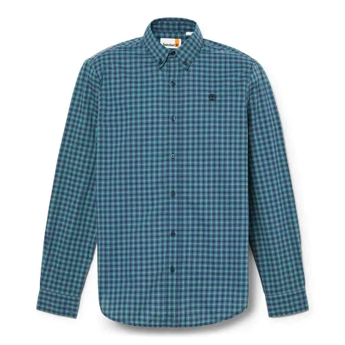 Timberland - Men's Stretch Poplin Gingham Flannel Shirt