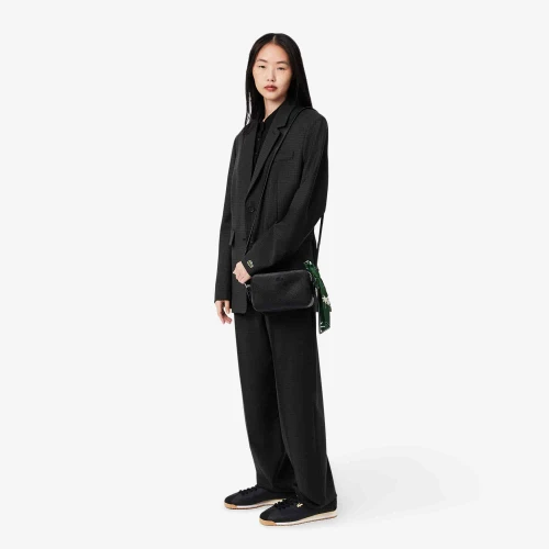 Lacoste Sac à bandoulière Chantaco en cuir piqué
