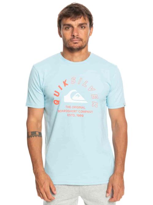 QUIKSILVER | T-Shirt Homme Bleu Ciel MIXED SIGNALS