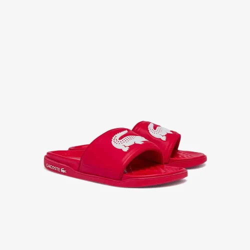 Lacoste Claquettes Croco Dualiste homme en synthétique avec logo