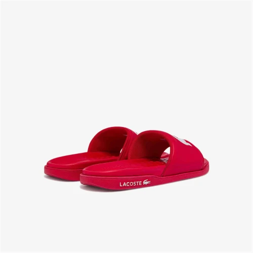 Lacoste Claquettes Croco Dualiste homme en synthétique avec logo