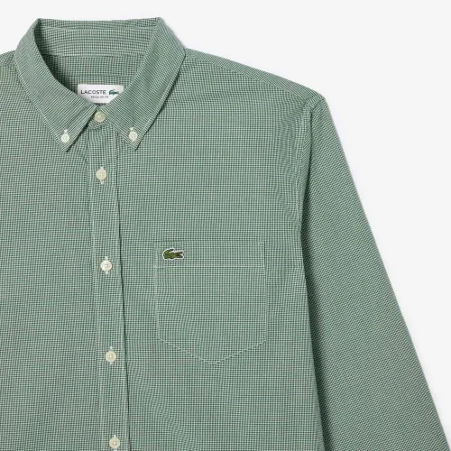 Lacoste Chemise regular fit vichy popeline