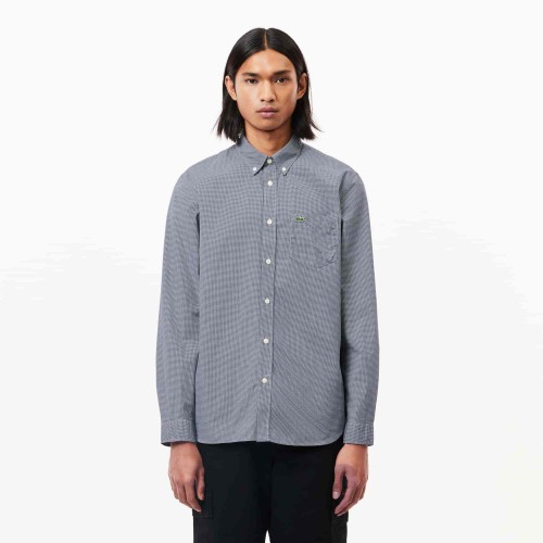 Lacoste Chemise regular fit vichy popeline