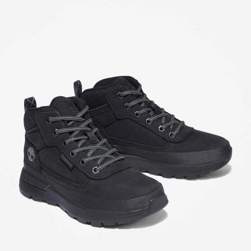 Timberland Basket mi-haute à lacets Field Trekker pour junior en noir