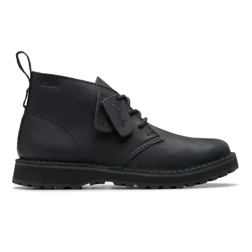 Clarks - Solsbury Db Black Leather