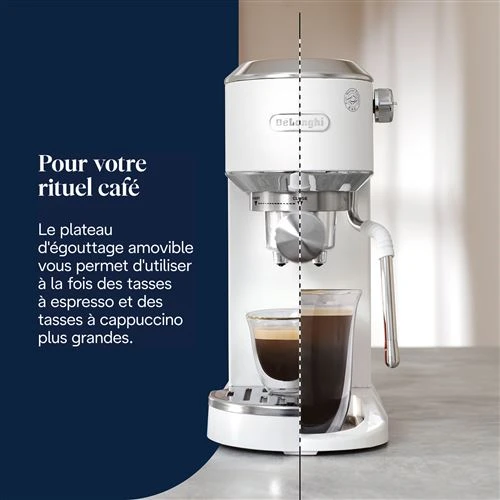 MACHINE A CAFE DELONGHI DEDICA DUO BLANC 